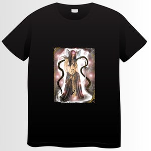 Exklusives T-Shirt von Dark Scripter Motiv "Tarotkarte"