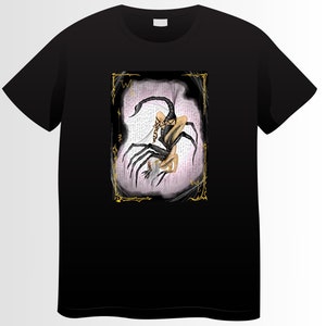Exklusives T-Shirt von Dark Scripter Motiv "Skorpion Frau"