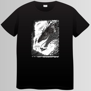 Exklusives T-Shirt von Dark Scripter Motiv "großer Drachen"