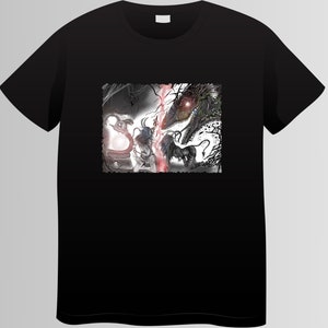 Exklusives T-Shirt von Dark Scripter Motiv "Drache und besondere Frau"