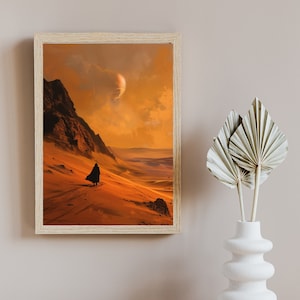 Dune Fans Printable Digital Art, Movie Poster, Printable Art, Home Decor Art, Digital Dune Art, Dune Poster For Print, Desert Wall Art