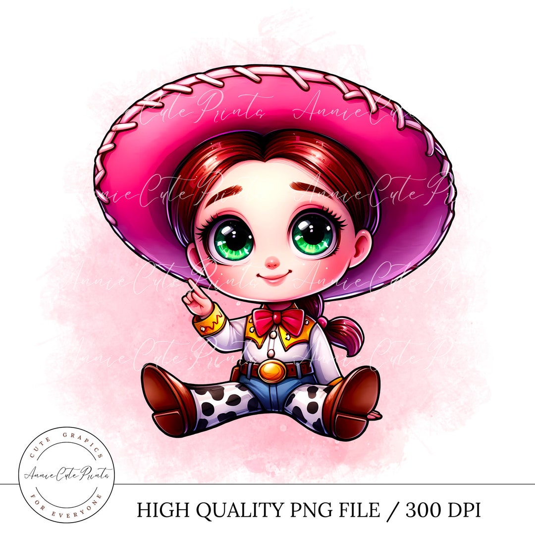Cute Jessie From Toy Story PNG Clipart Transparent Background 
