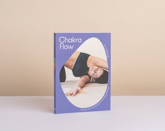 Yoga Flow Book with Yoga Stick Figure Sequences to Balance Chakras to Boost Self-Confidence, Happiness Yoga Lover Gift Yoga Teacher Gift