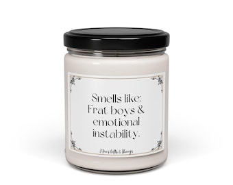 Frat Boy Candle - Scented Soy Candle for Humor Lovers, Unique Gifts, Home Decor, Relaxation, Self-Care