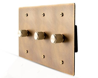 Vintage Brass Dimmer light switch for home lighting