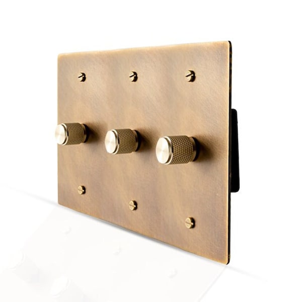 Vintage Brass Dimmer light switch for home lighting