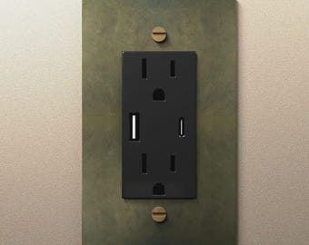 KNIGHTSBRIDGE FP1200BB Piastra Piatta 10AX 1G Interruttore Intermedio In Ottone Spazzolato - Foto 3