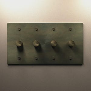 Toggle Light Switch, Dimmer & Outlet. Antique Bronze Brass Cover Wall Plate - Home Decor, Electrical Socket Covers, Unique Switch Plates image 9