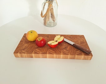 End Grain Cutting Board | Premium Handmade Chopping Block | Custom Size Butcher Board Gift