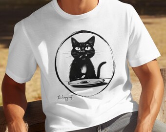 Cat T-Shirt Gift for Cat Lovers - Funny T-Shirt with cat motif, unisex