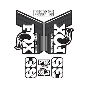 Fox 38 Performance Elite CMYK Vinyl 1:1 Scale Digital Template - Buy ONCE. Print FOREVER.