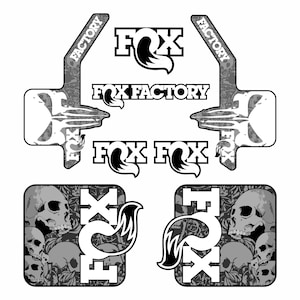 Fox 40 Factory 2010 Custom Skull Design CMYK Vinyl 1:1 Scale Digital Template - Buy ONCE. Print FOREVER.