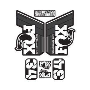 Fox 34 Performance Elite CMYK modello digitale in vinile in scala 1:1 - Acquista UNA VOLTA. Stampa PER SEMPRE.