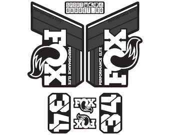 Fox 34 Performance Elite CMYK Vinyl 1:1 Scale Digital Template - Buy ONCE. Print FOREVER.