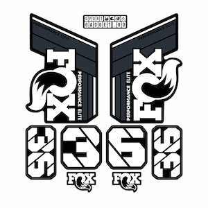 Fox 36 Elite Performance v3 CMYK Vinyl 1:1 Scale Digital Template - Buy ONCE. Print FOREVER.
