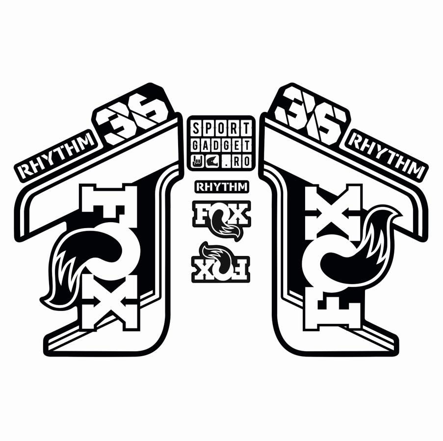 Fox 36 Rhythm CMYK Vinyl 1:1 Scale Digital Template - Buy ONCE