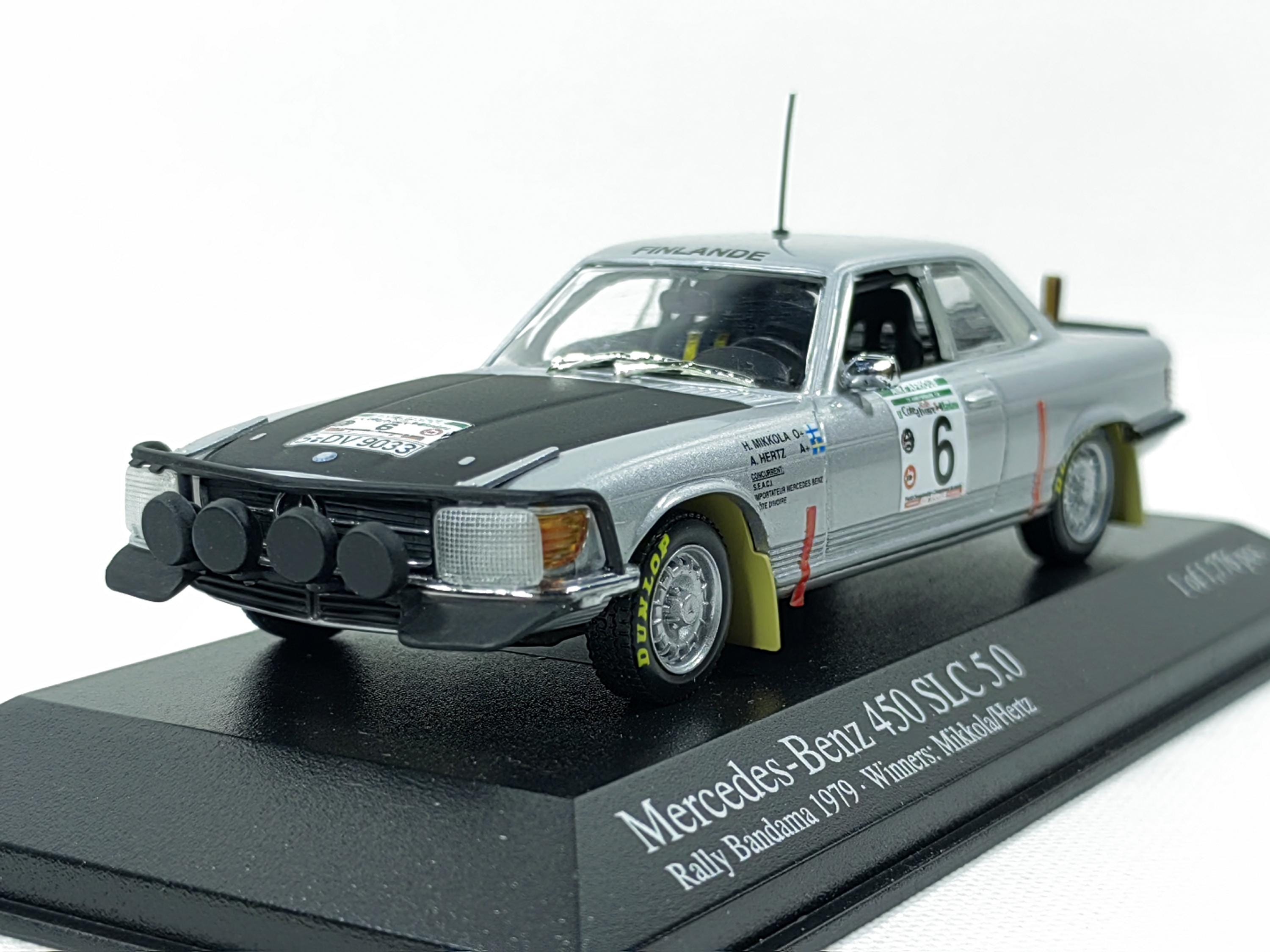 ミニチャンプス メルセデス・ベンツ 450 SLC ラリー優勝車 1979 (1:43