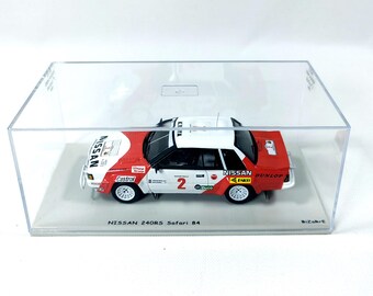 1:43 Nissan 240RS Safari Rally 1984 No2 Shekhar Mehta Diecast