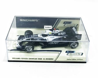 1:43 AT&T Williams Toyota Showcar 2008 Nico Rosberg No7 F1