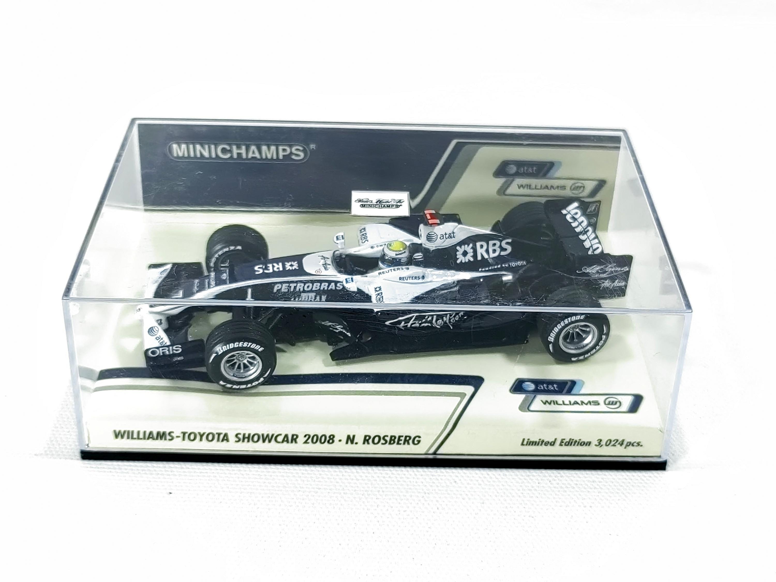 Minichamps 1/43 – Williams Toyota FW29 De Nico Rosberg (Fuji Showcar 2008)