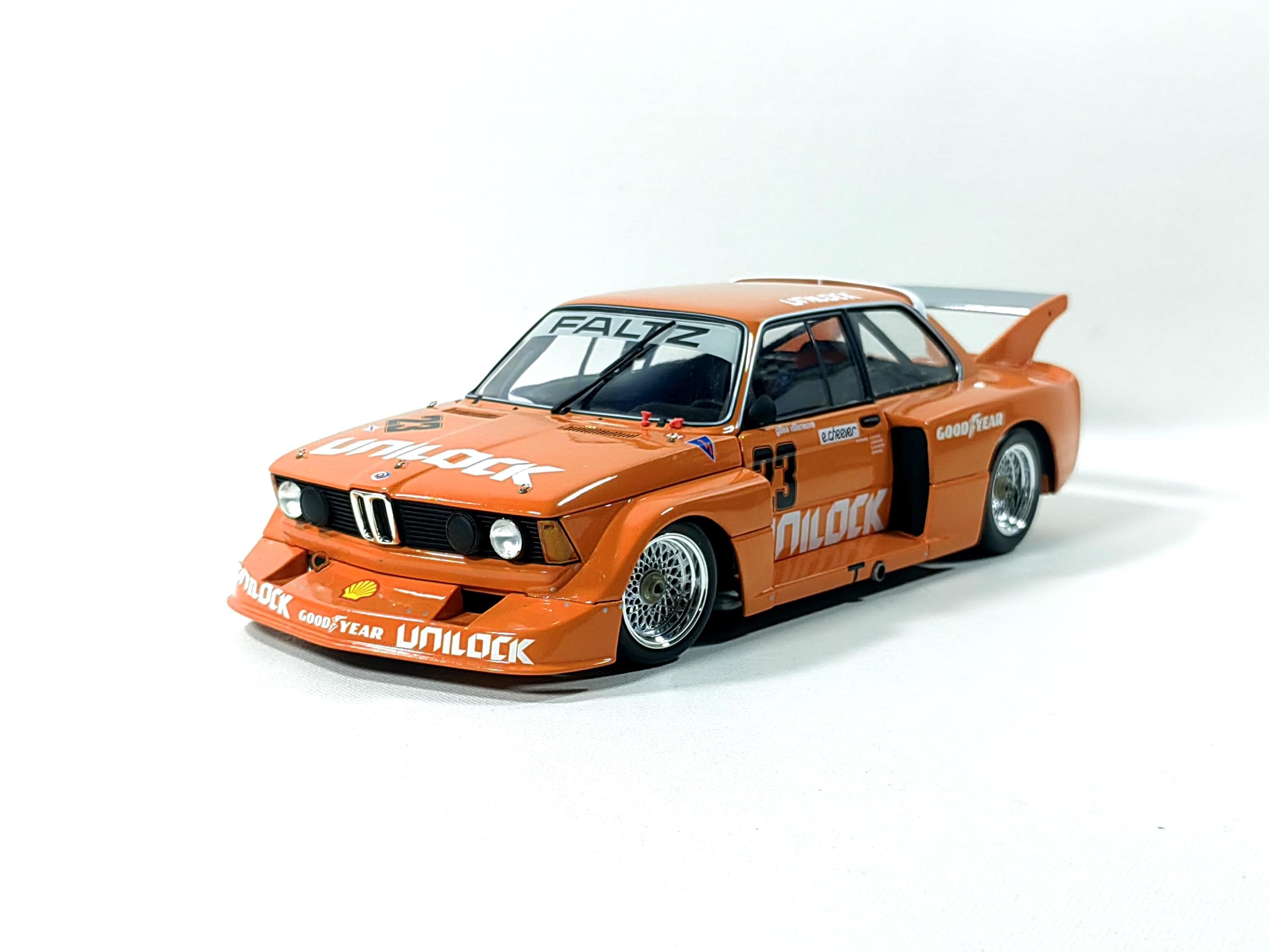 Rare 1:18 BMW 320i No23 Cheever Villeneuve Mosport 1977 Diecast