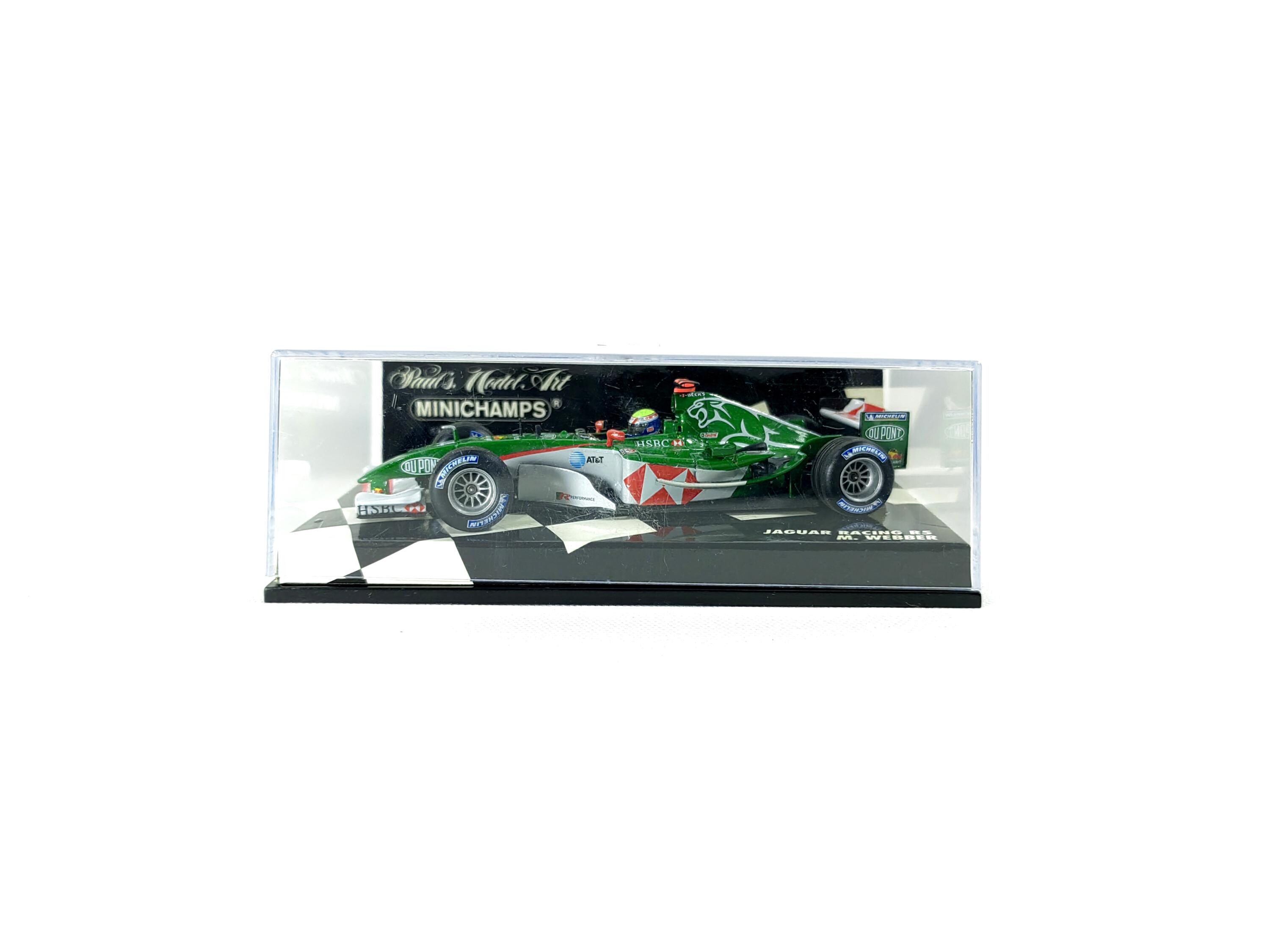 Jaguar Racing R5 F1 Diecast Car - M. Webber #14 Minichamps 1:43