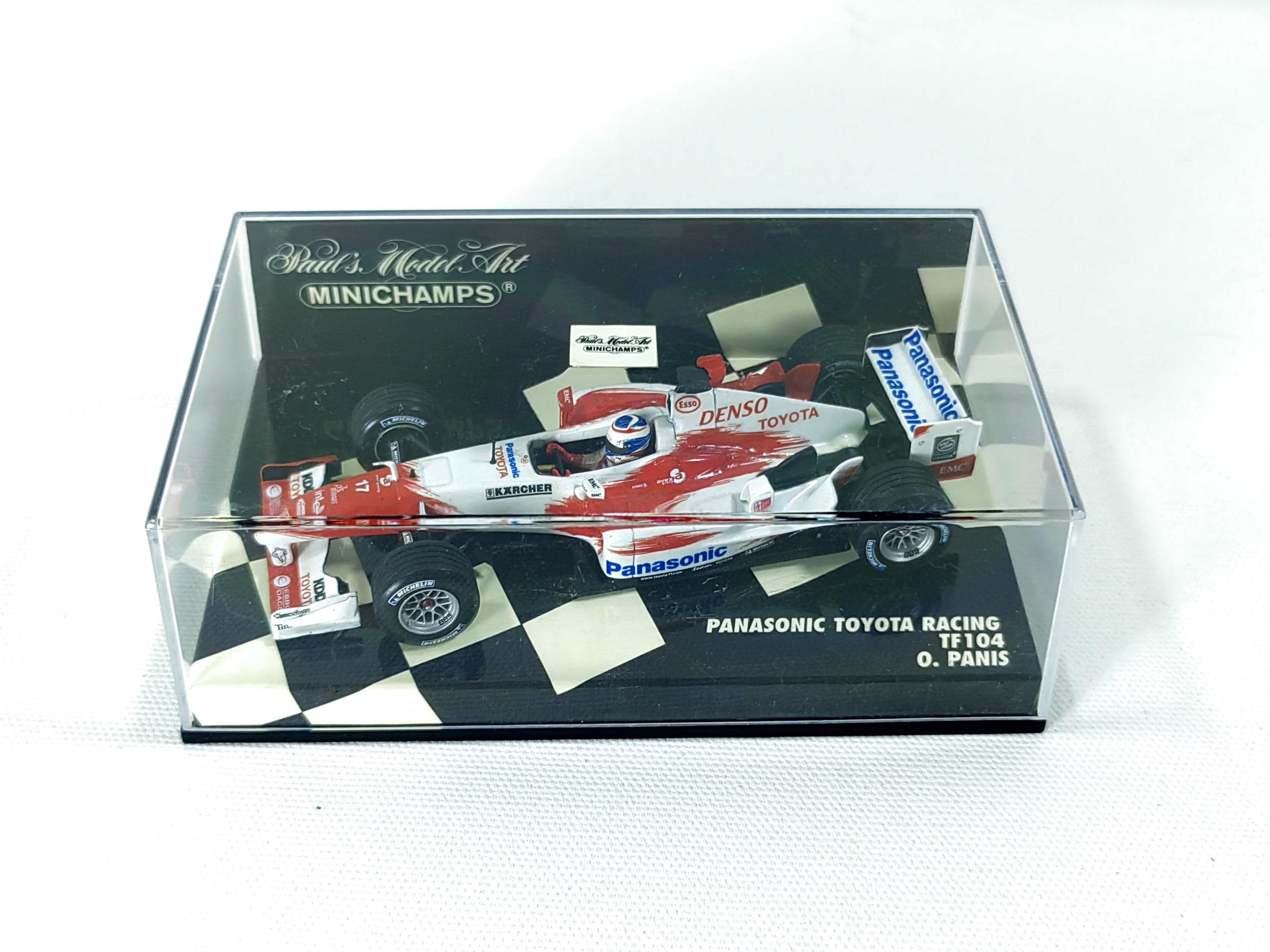 Panasonic Toyota Racing TF104 #17 O. Panis 1:43 Minichamps #400