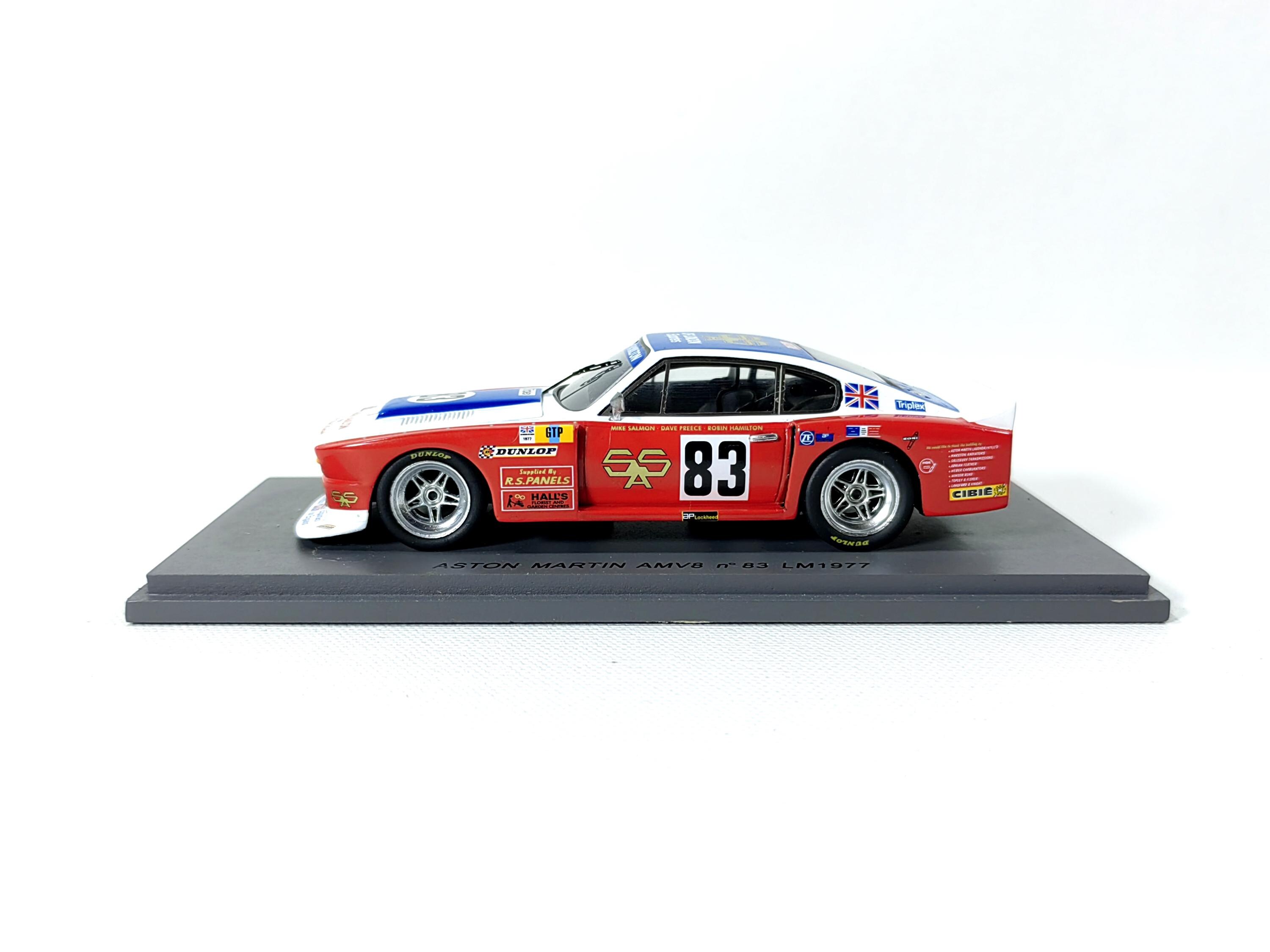 Aston Martin AMV8 #83 Le Mans 1977 Racing Car 1:43 Spark #S0571