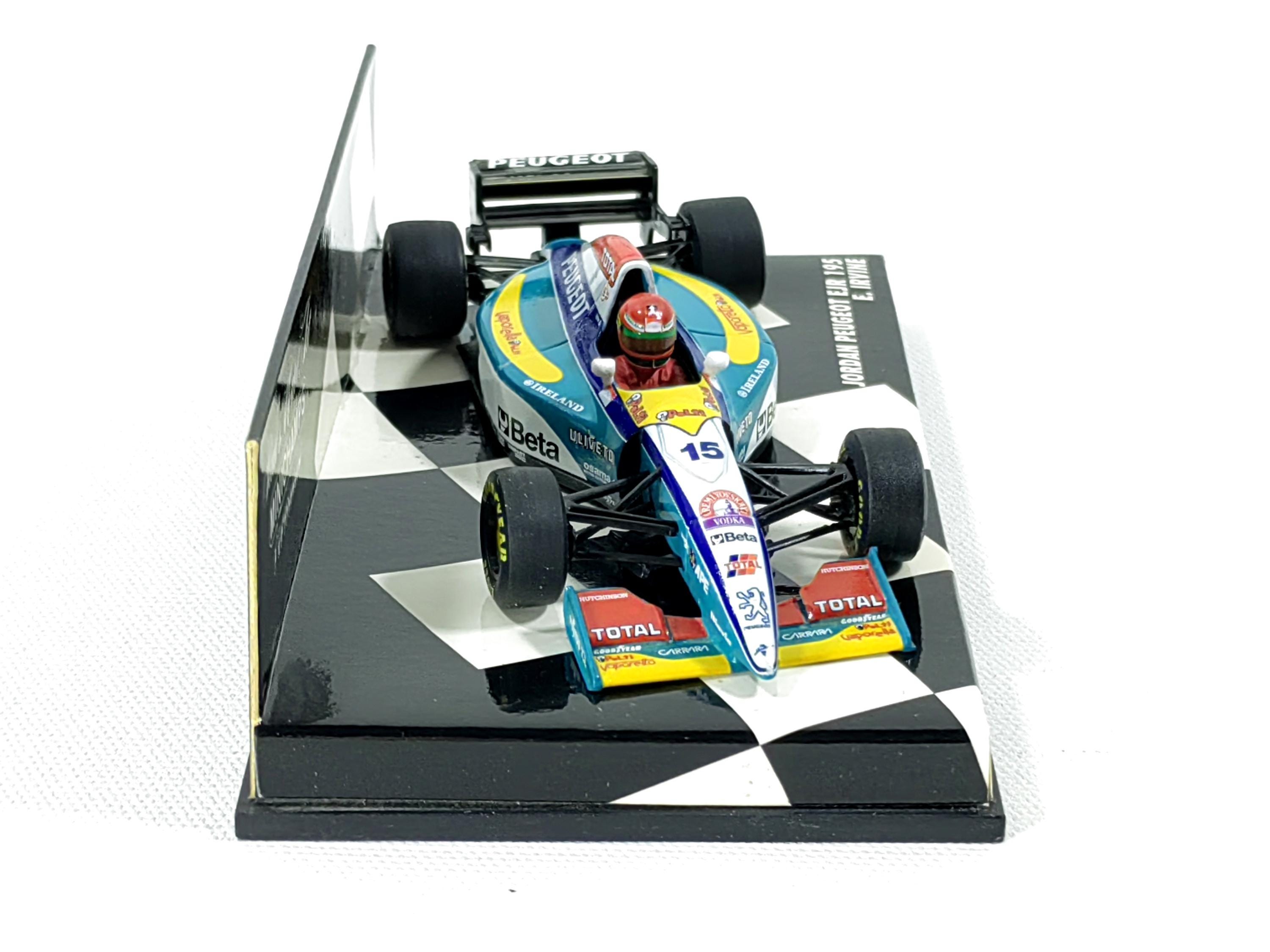 1:43 ジョーダン・プジョー EJR 195 1995 エディ・アーバイン No.15 F1