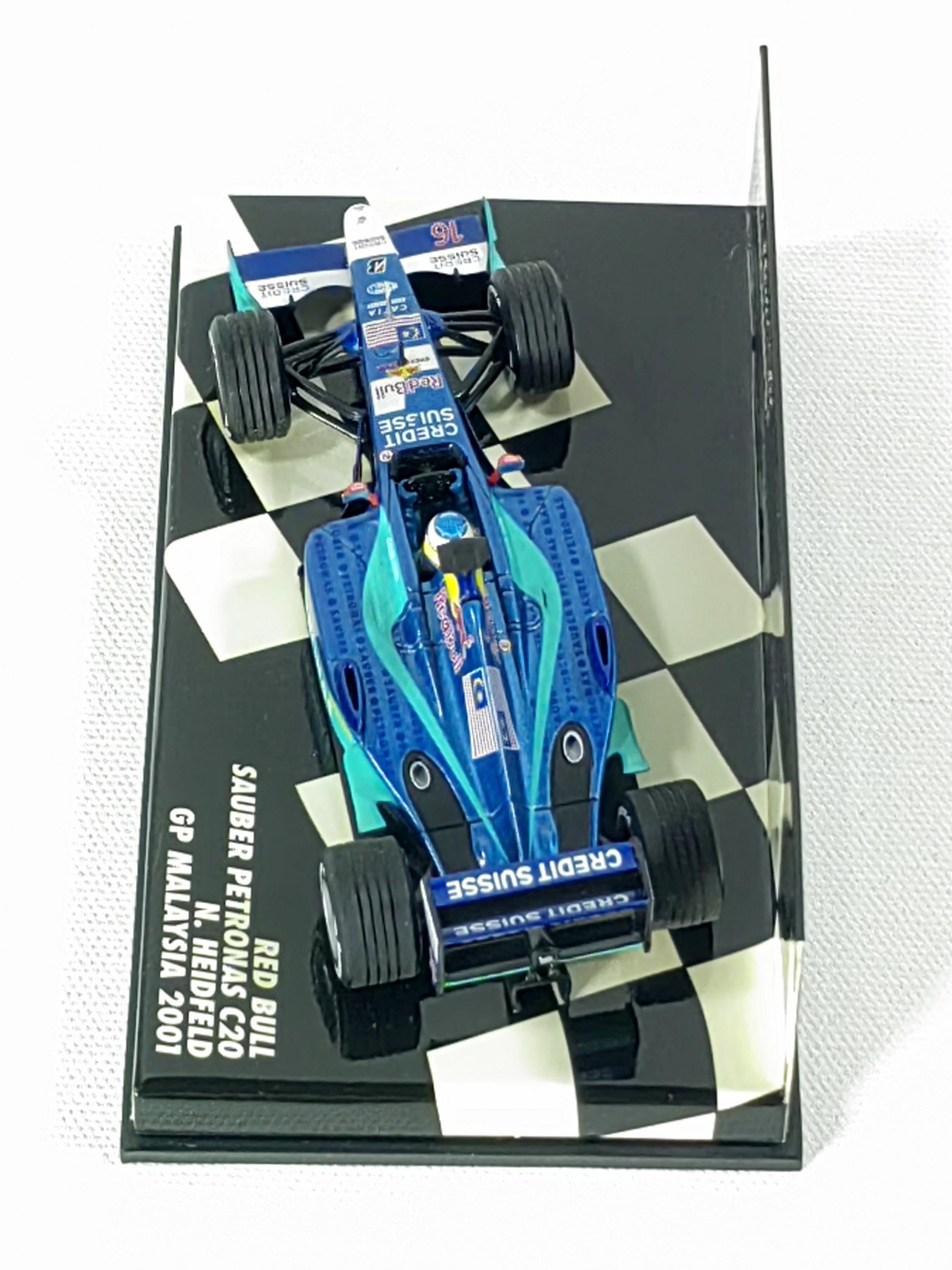 Rare 1:43 Red Bull Sauber Petronas C20 Nick Heidfeld Malaysian GP