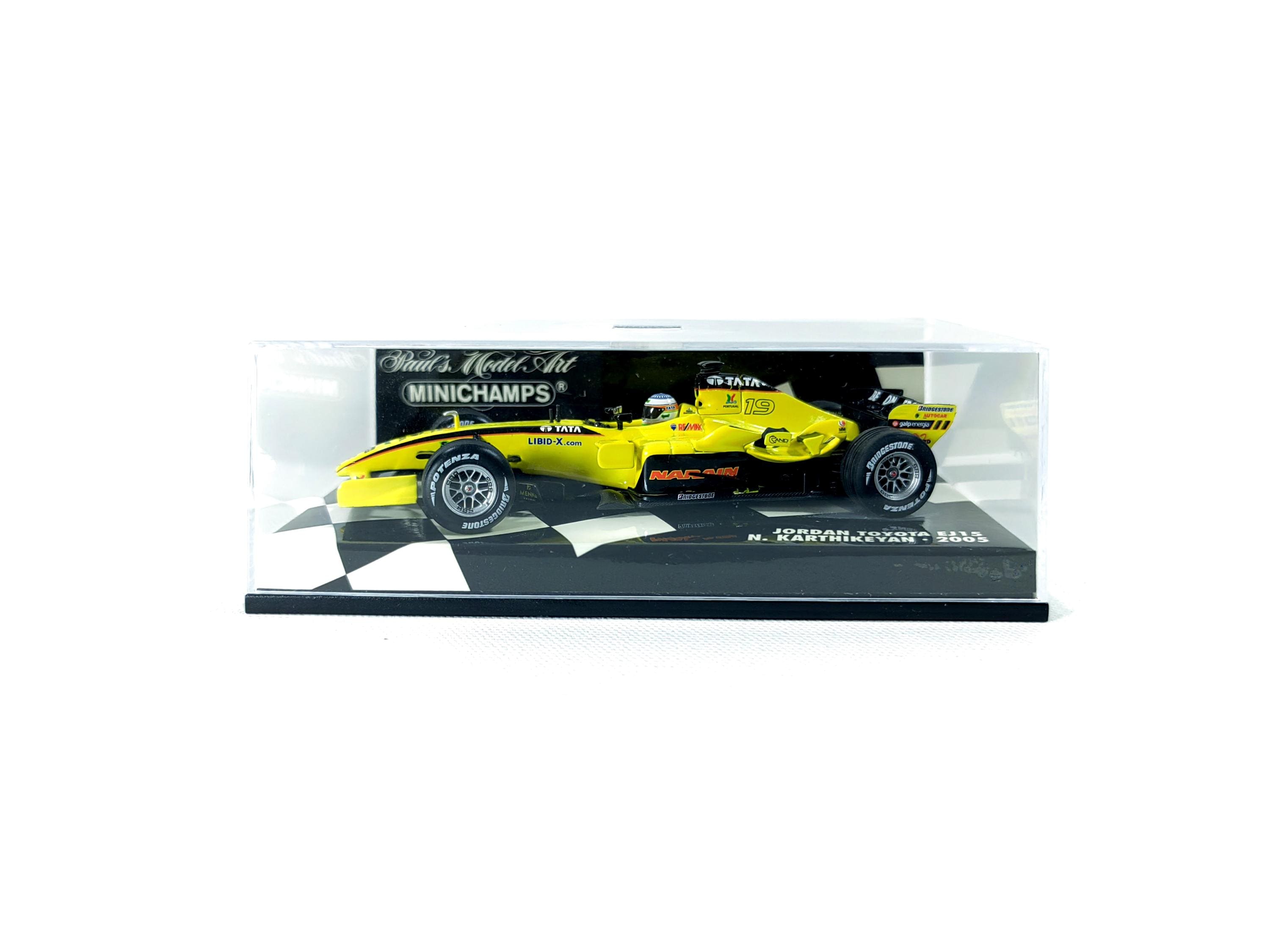1:43 Jordan Toyota EJ15 2005 Narain Karthikeyan No19 F1 Minichamps