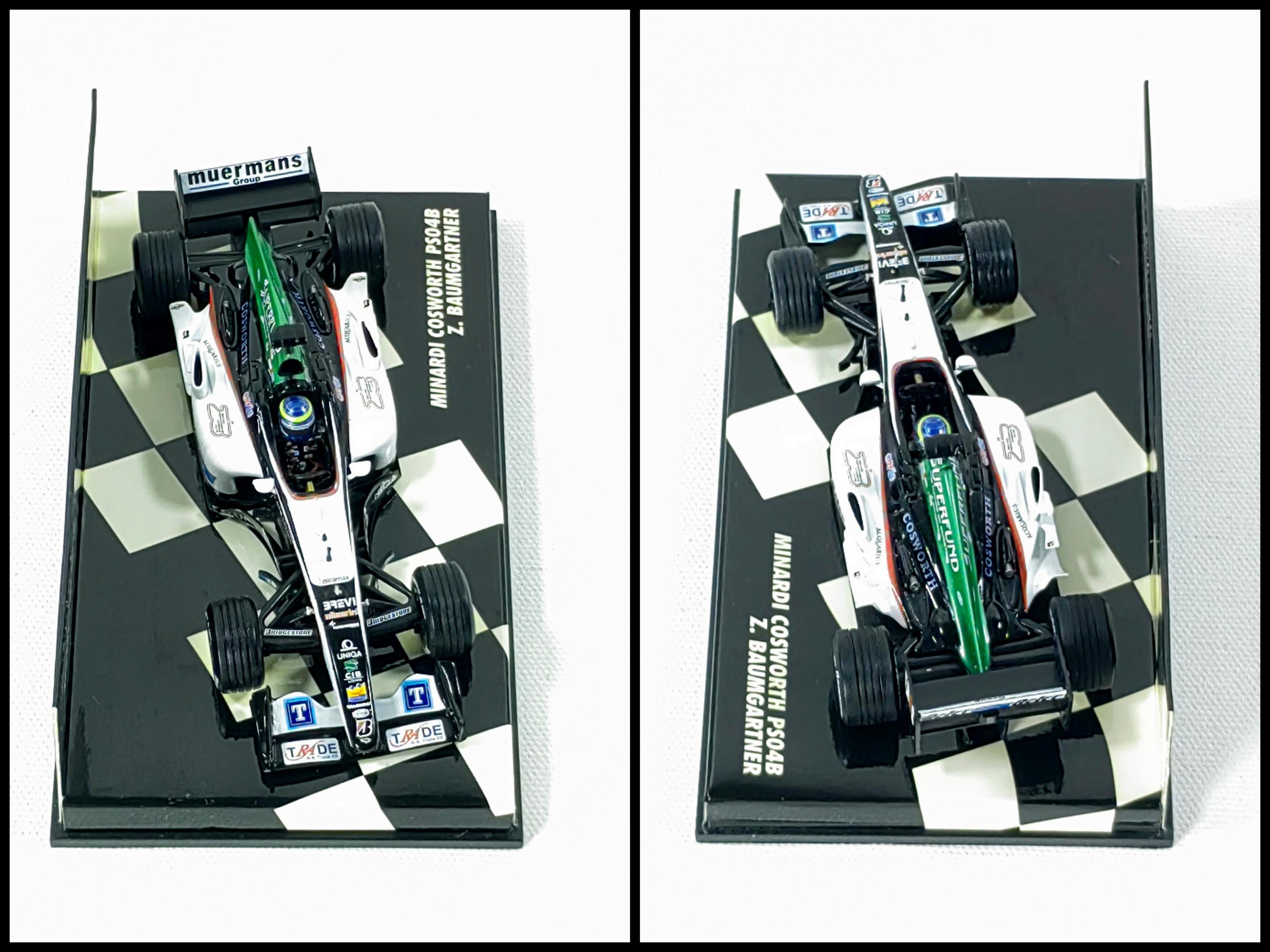 El gran circo a escala 1:43: Minardi Cosworth PS04B #21 Z. Baumgartner by Minichamps