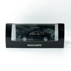 Bentley Continental GT 2003 Black 1:43 Minichamps #436 139021 Miniature car collector&#39;s item