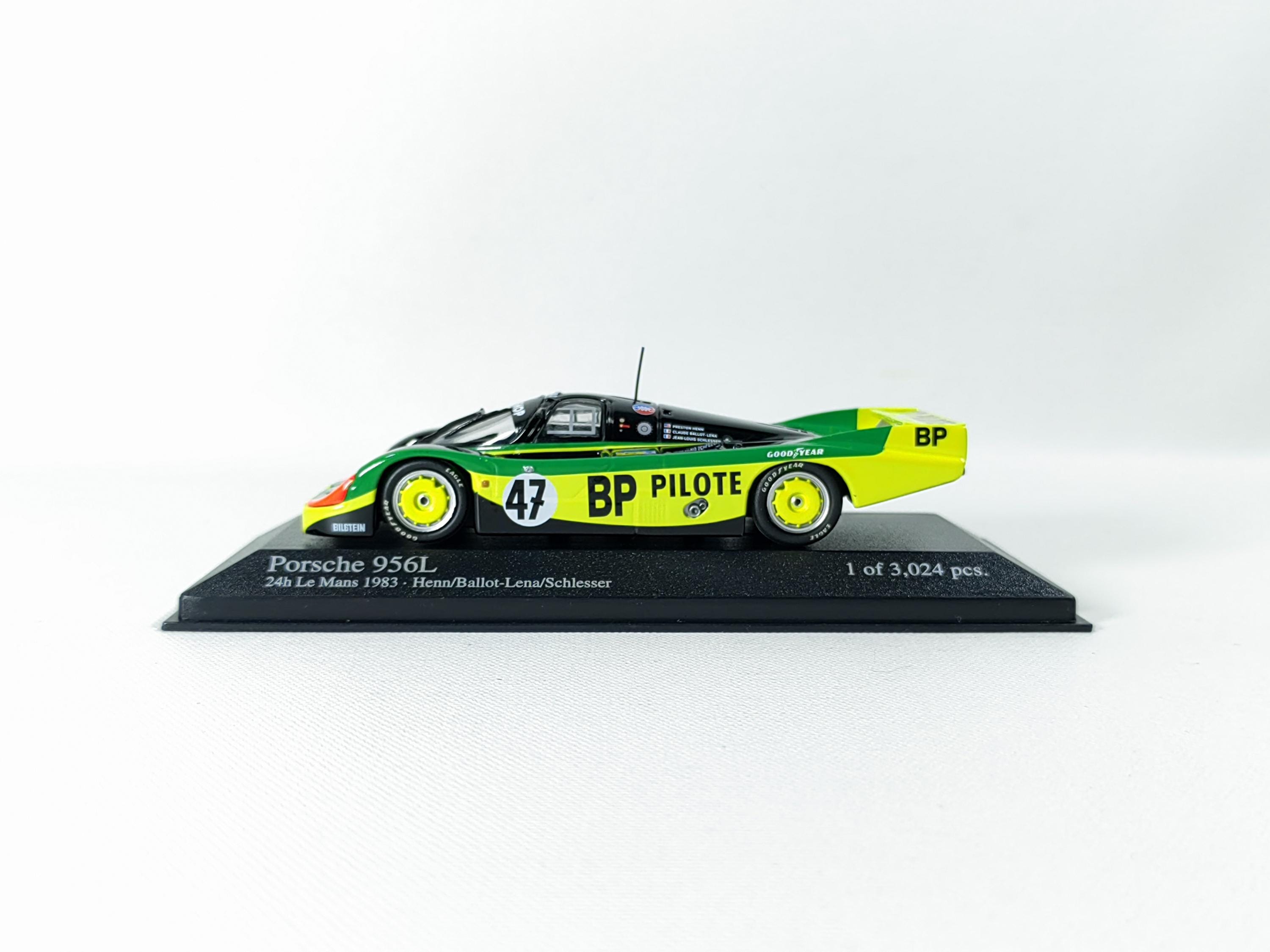 Porsche 956L `BP` Henn/Ballot-lena/Schlesser Le Mans 24h 1983 (Diecast Car) - HobbySearch Diecast Car Store