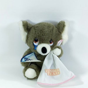 Vintage Crying Bear Stuffed Animal Blanket - A Heartwarming Keepsake-NWT