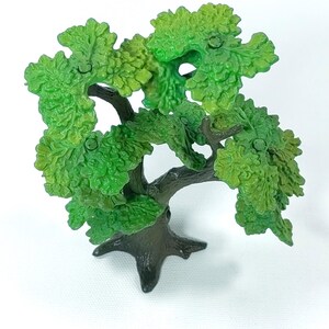 Vintage Bullyland Miniature Tree Set of 2 Handpainted Oak - Maple Scenery Models Made in Germany Eiche & Ahorn image 12