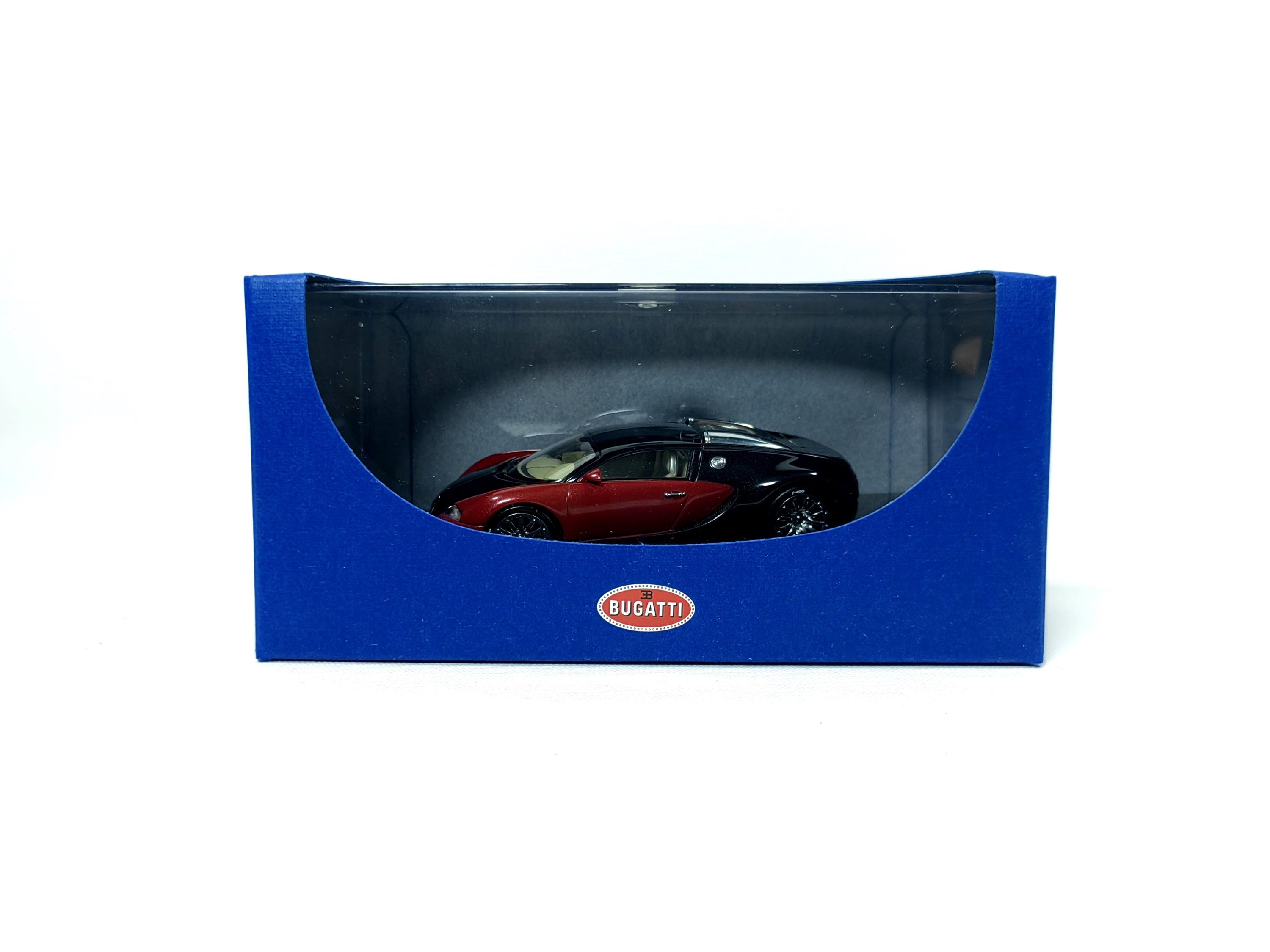 ブガッティ・ヴェイロン ブラック＆レッド 1:43 AUTOart #50901 - Etsy