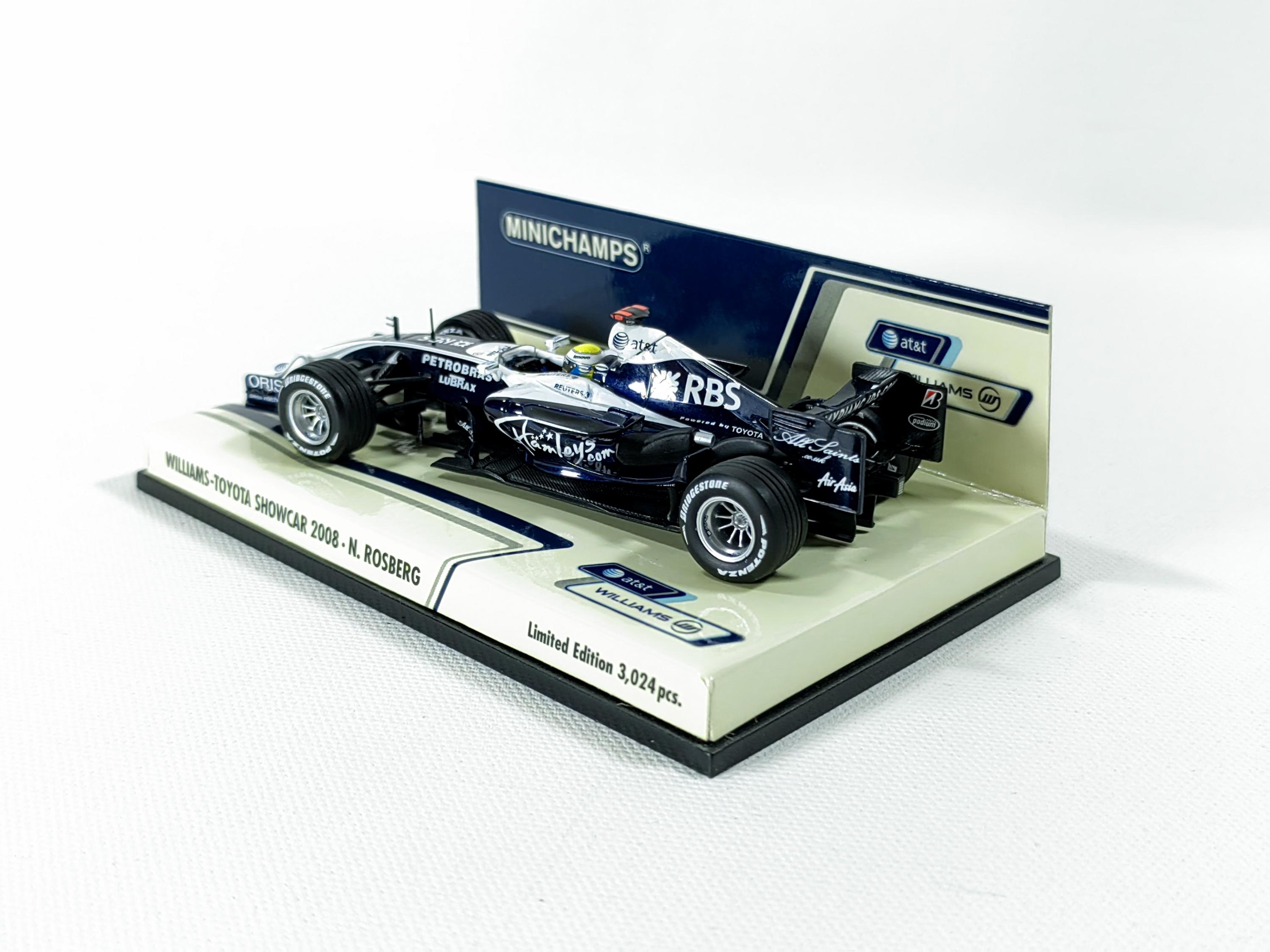Diecast model cars Toyota F1 1/43 Minichamps williams showcar n.rosberg 2009 - A