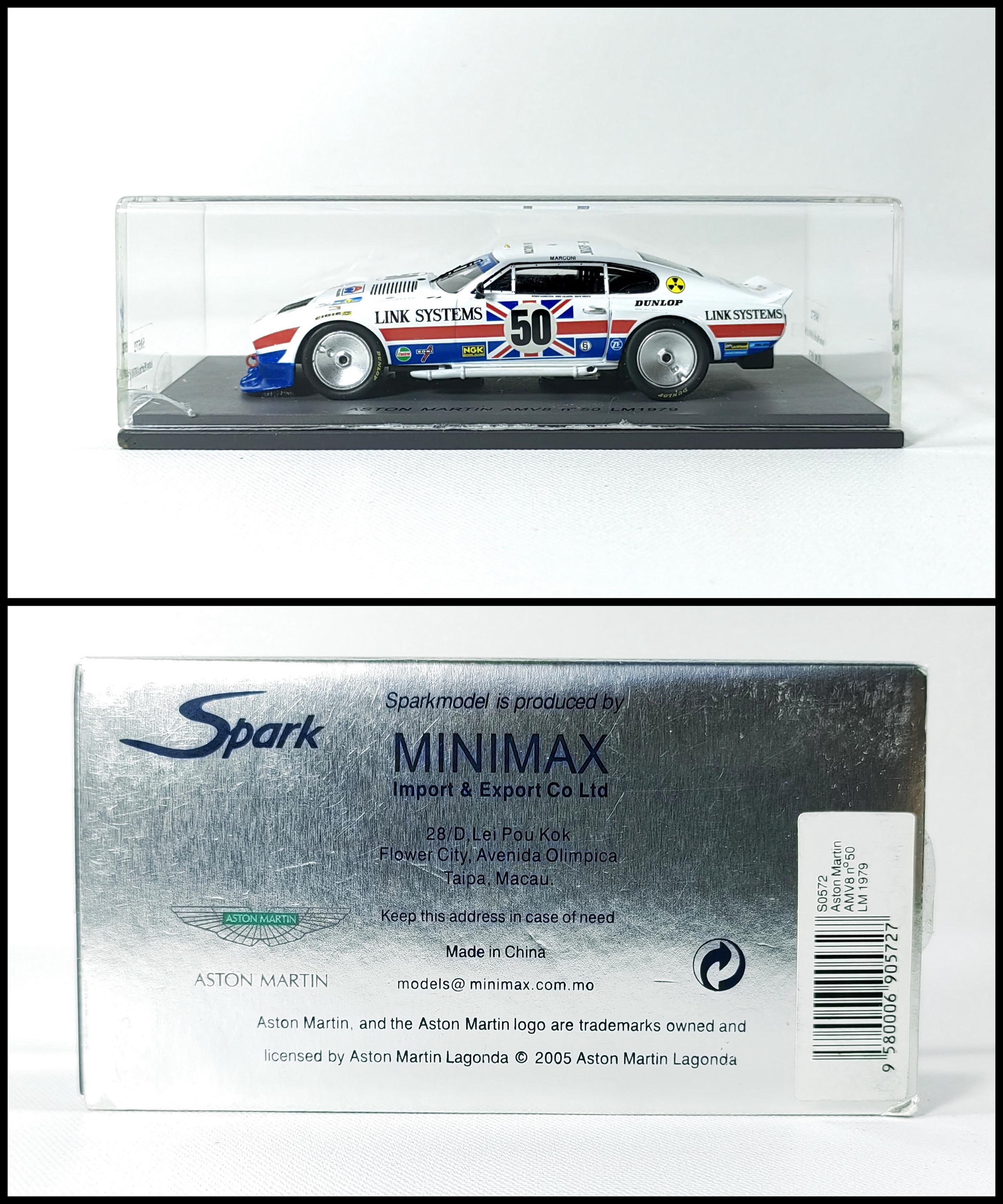 Aston Martin V8 Le Mans 1979, Modèle Réduit 1/43, Résine, Gamma Models, Hyper Rare