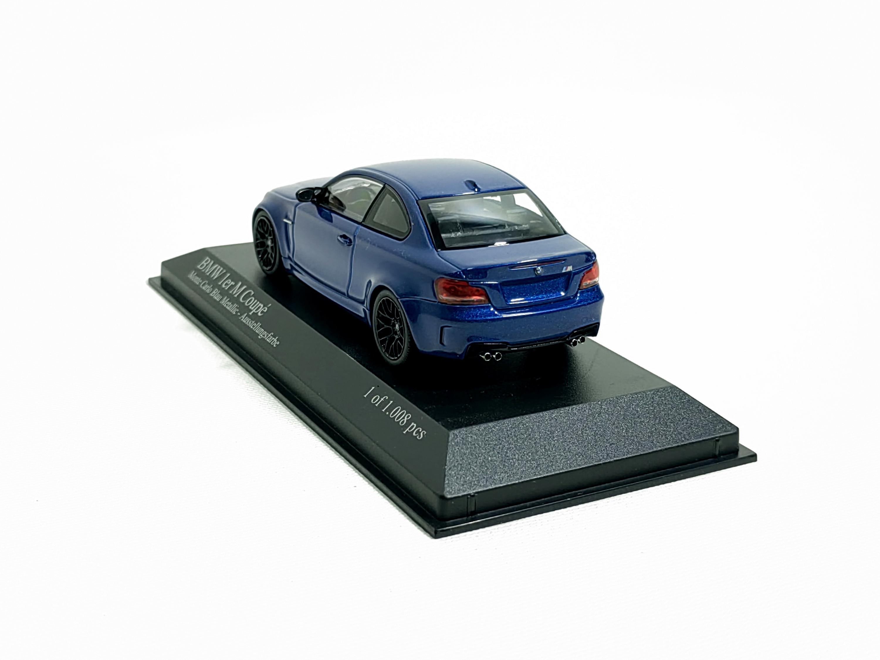 Minichamps 1:43 BMW 1er M Coupe 2011 Monte Carlo Blau 410020026