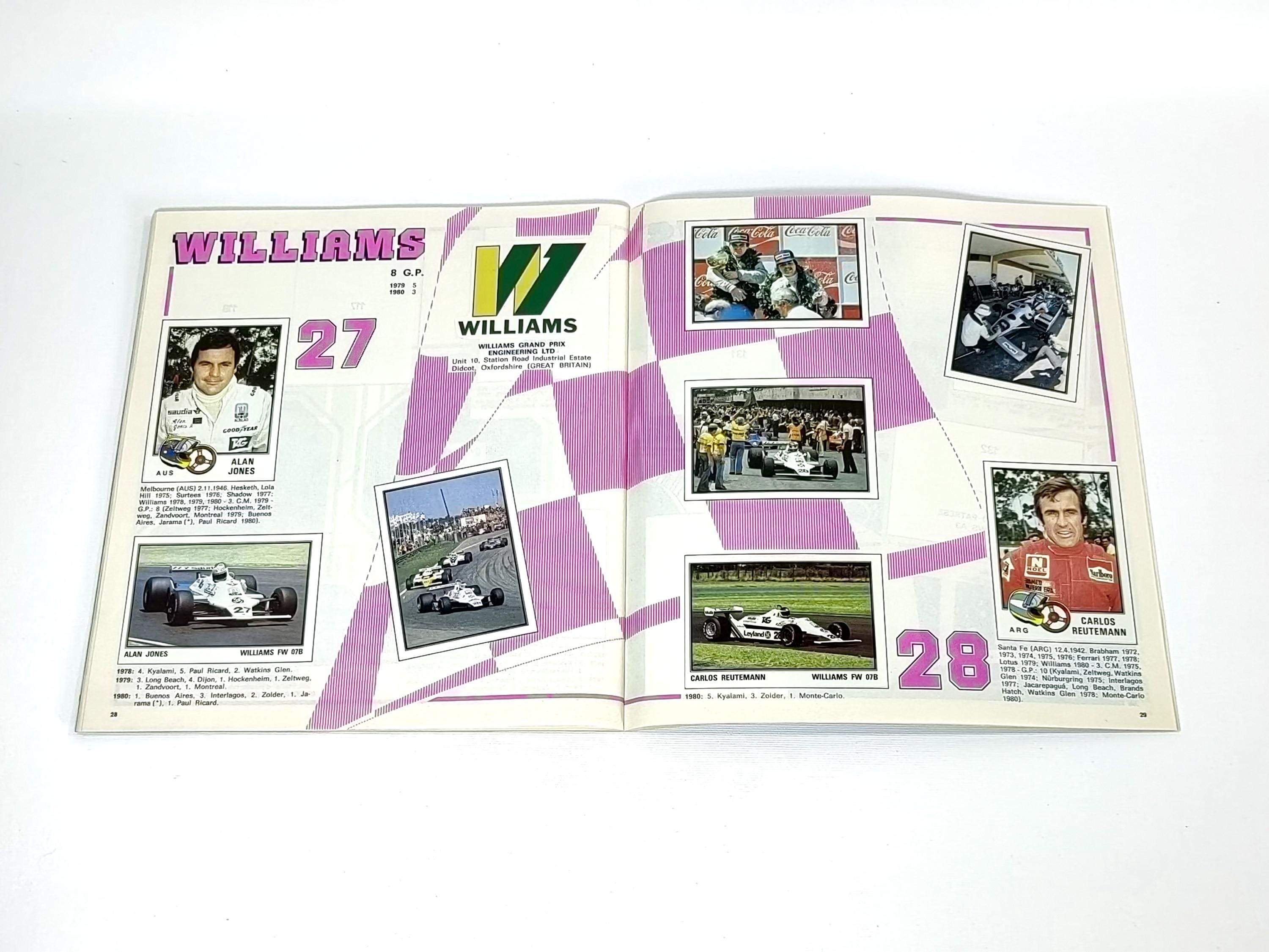 Nostalgic Gem: 1980 Panini F1 Grand Prix Full Set - Ready for Your