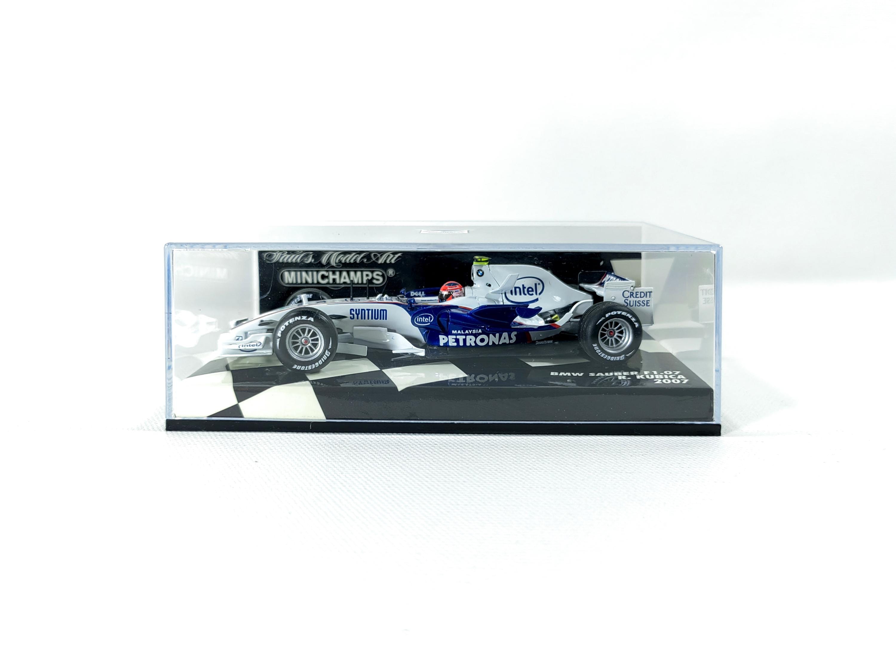 ミニチャンプス 1/43 BMWザウバー F1.07 ベッテル デビューレース 初