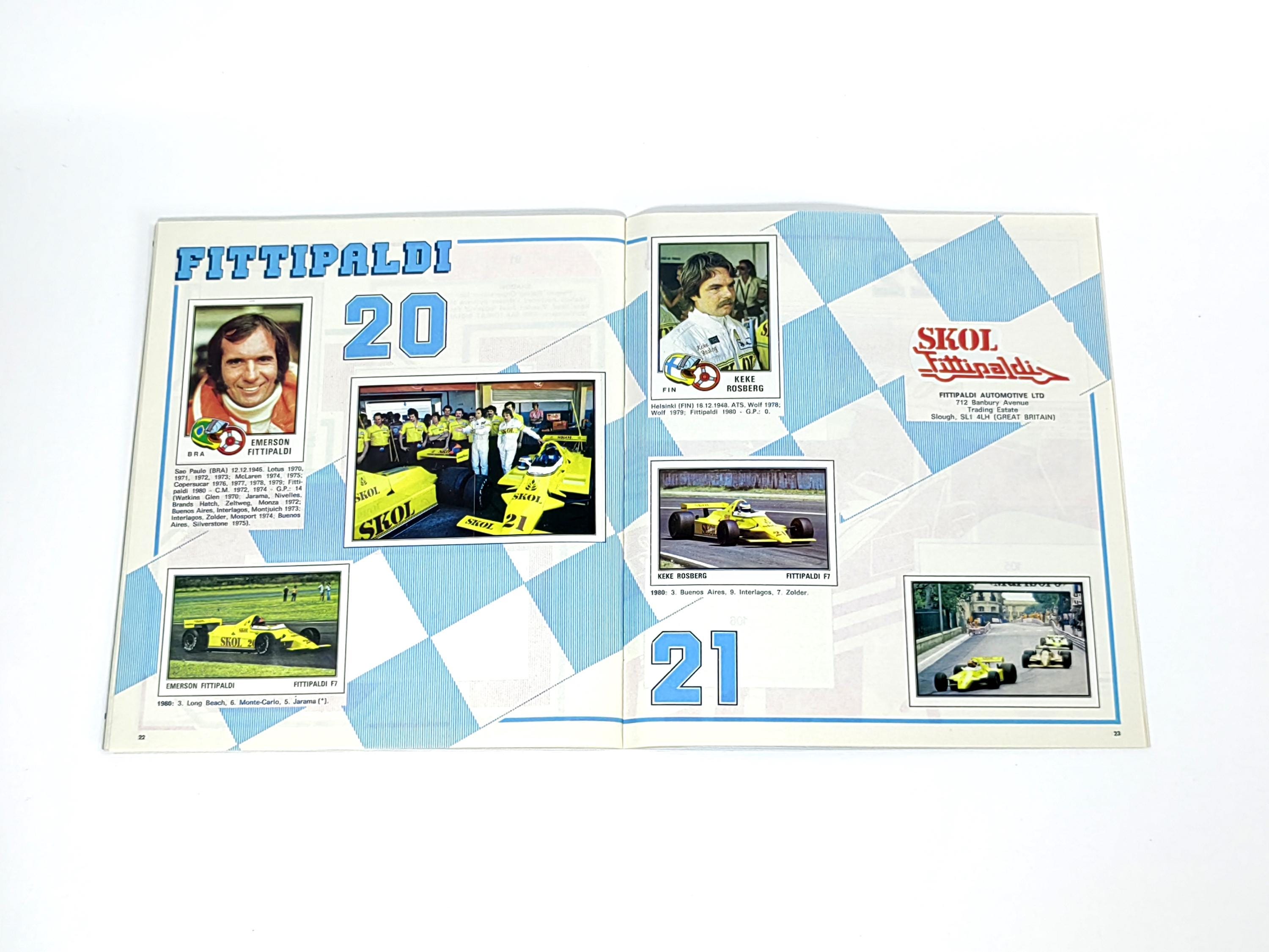Nostalgic Gem: 1980 Panini F1 Grand Prix Full Set - Ready for Your