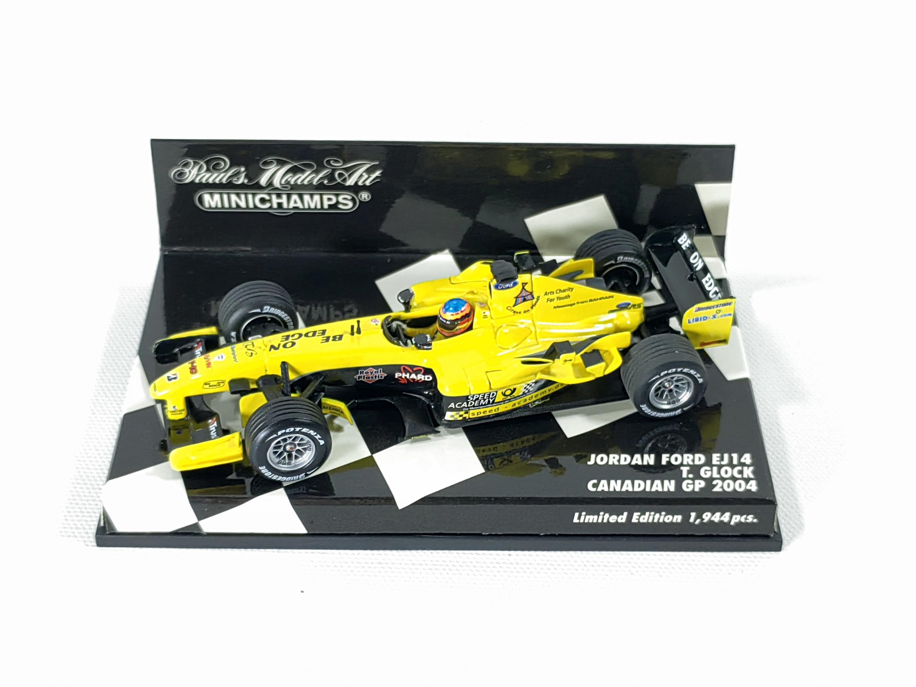 Jordan Ford F1 2004 1/43 Minichamps Jordan EJ14 From 2004 F1 Of