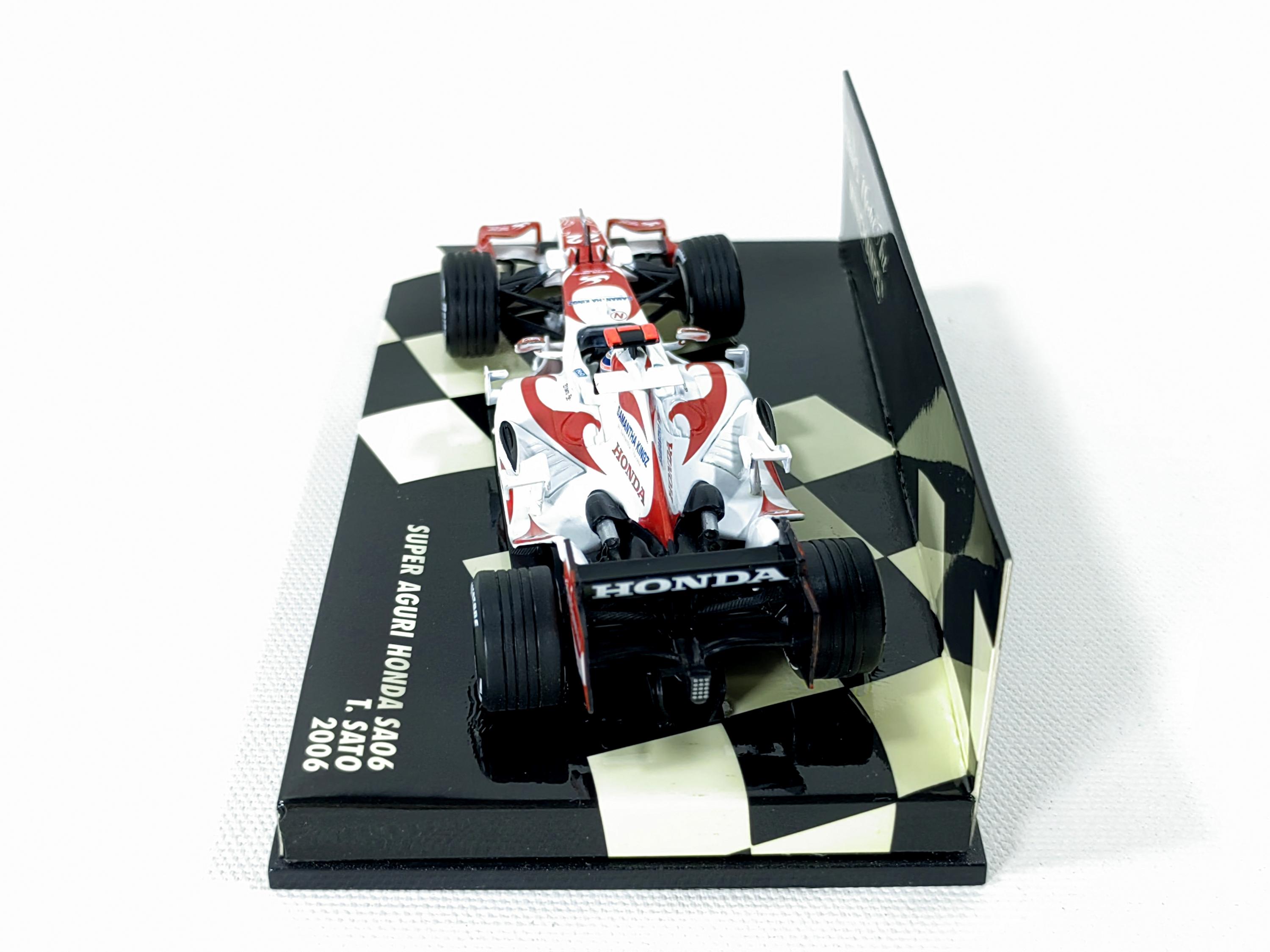 Super Aguri Honda SA06 T. Sato 2006 F1 1:43 Minichamps #400 060222