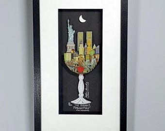 Vintage 3-D Collage of New York City by John Suchy - Etsy