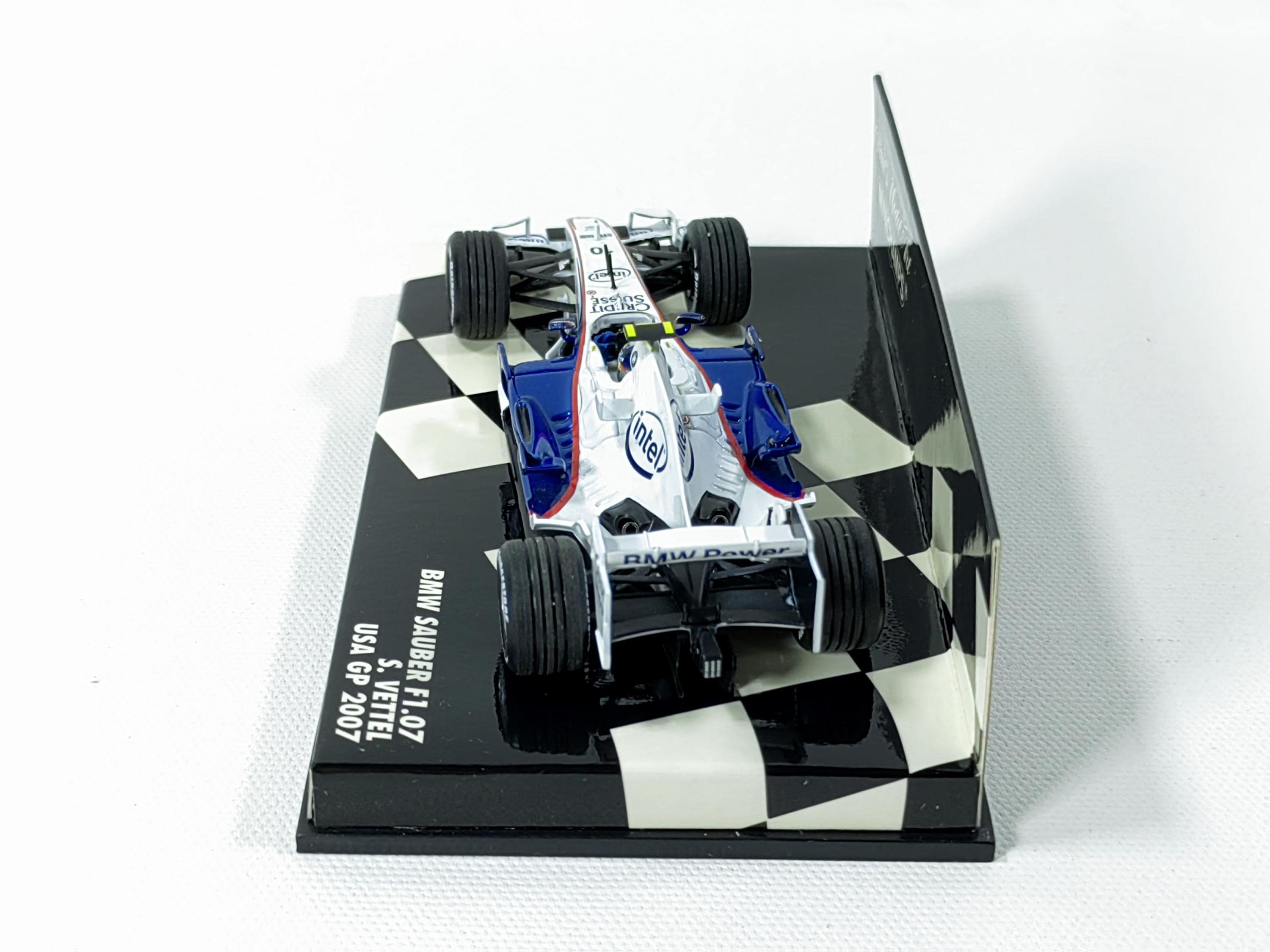 Vettel BMW Sauber F1.07 - 2007 USA GP Minichamps 1:43 Diecast