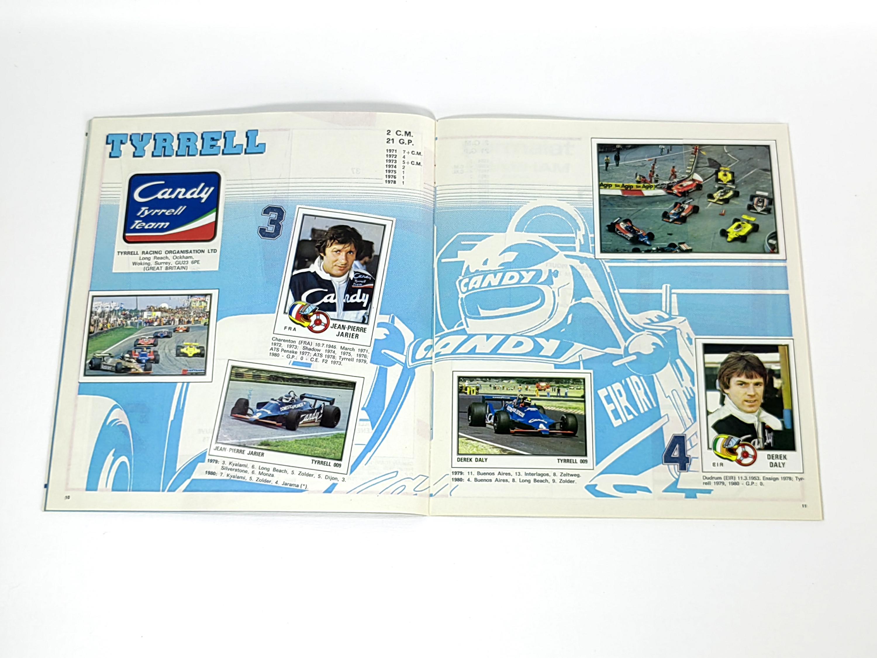Nostalgic Gem: 1980 Panini F1 Grand Prix Full Set - Ready for Your