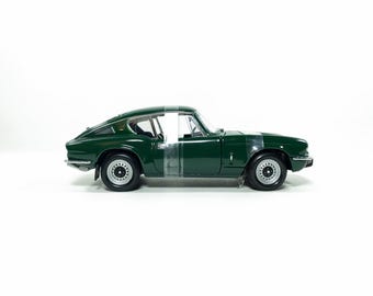 1:18 Triumph GT6 MK3 1970 Diecast Model Car, Laurel Green British
