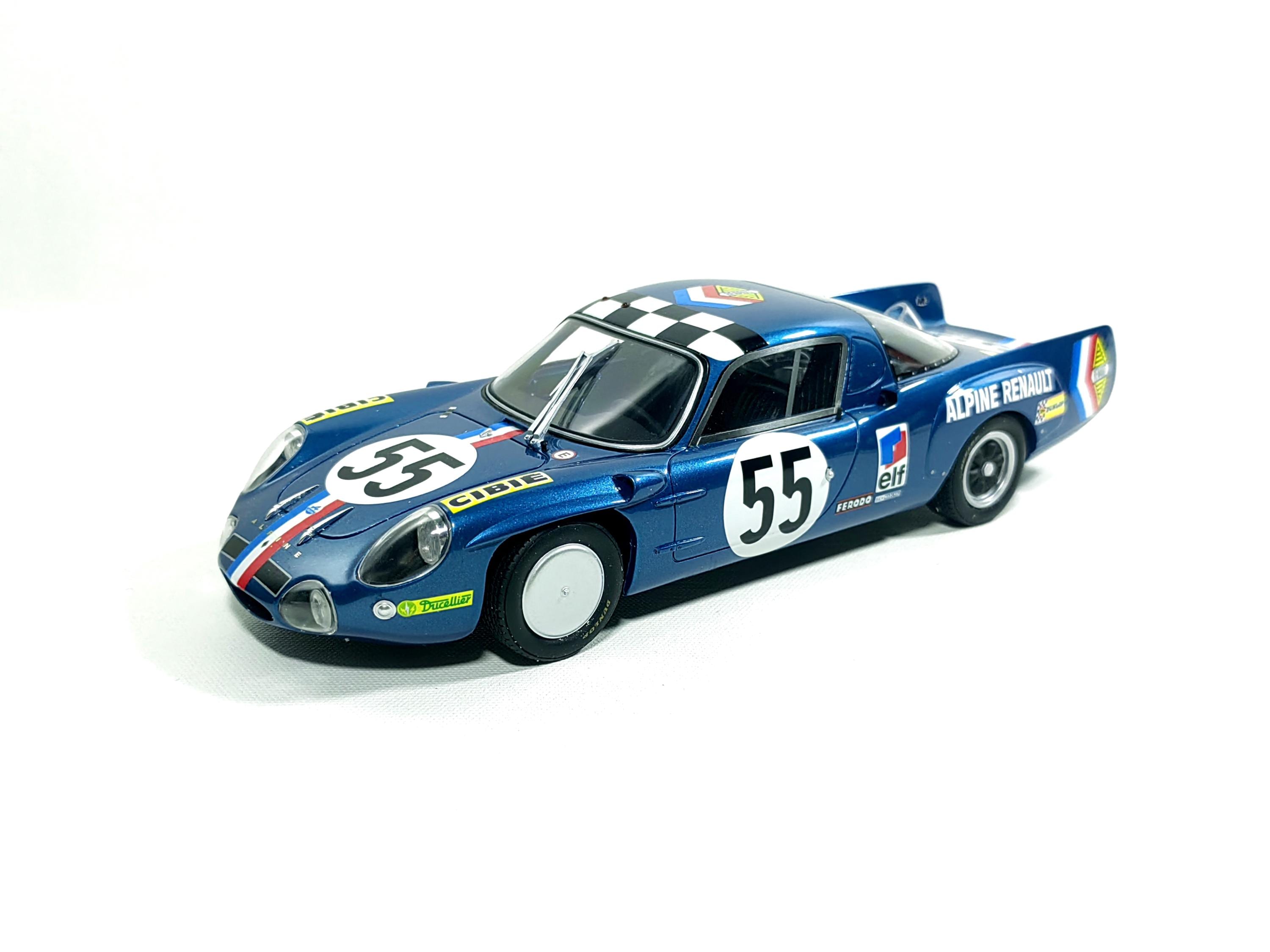 1:18 Alpine A210 Le Mans 1968 Resin Model Car, No55 Ottomobile